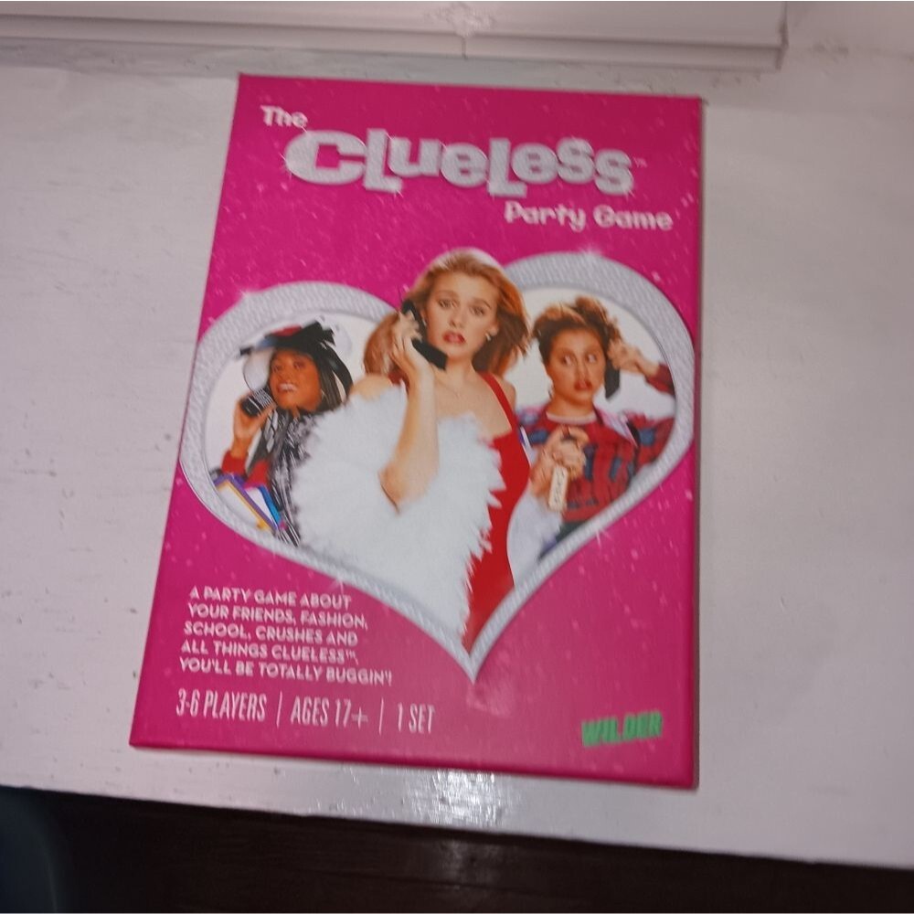 Factory-sealed Wilder Toys Clueless Party Game! Out of print / hard to find.